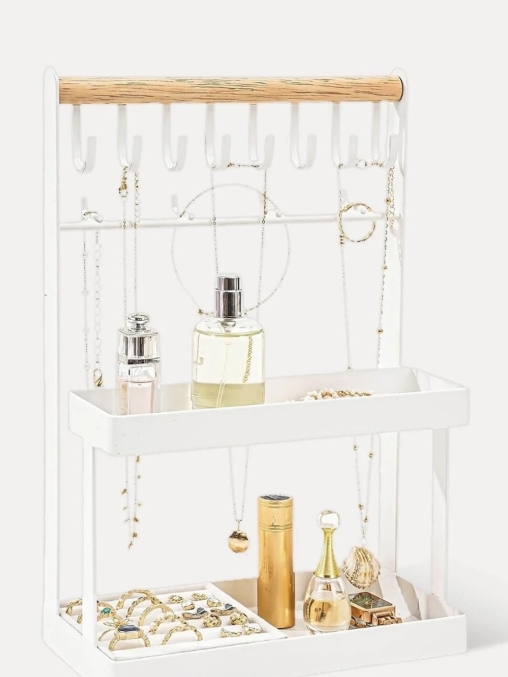 Jewelry Organizer Stand Holder with 12 Hooks New